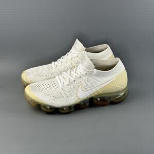 Nike Womens Air VaporMax 849557-100 White Running Shoes Sneakers Size 9